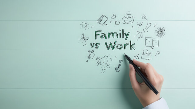"Balancing family and work: Achieving harmony with effective strategies for managing responsibilities and priorities in modern life."