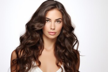 Fototapeta premium Brunette woman portrait adult photo.
