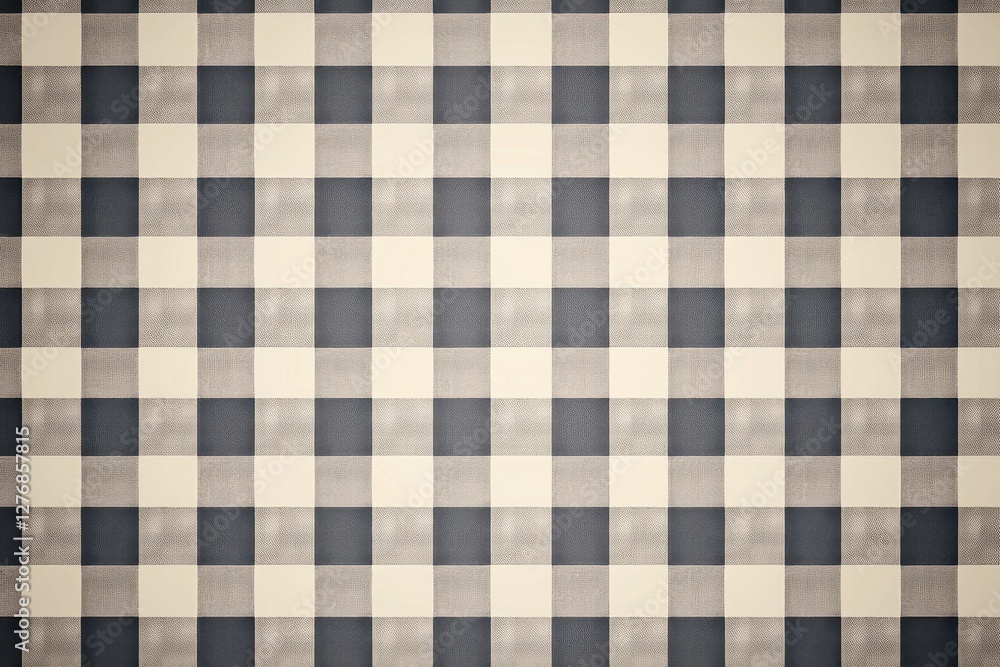 Poster Classic buffalo check pattern with muted tones and subtle textures creates a versatile background or overlay for vintage inspired designs and rustic themes.