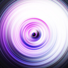 Colorful radial motion effect. Abstract rounded background. Color curves and sphere. Multi color gradient rings and circles wallpaper. Colored texture backdrop and banner.
