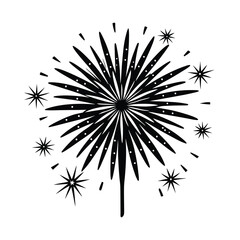Obraz premium vector illustration of a fireworks