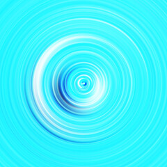 Colorful radial motion effect. Abstract rounded background. Color curves and sphere.