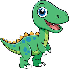 Fototapeta premium Cheerful Dinosaur