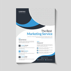 Corporate business flyer design template