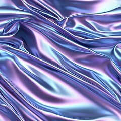 Vibrant holographic background features iridescent hues and flowing wavy lines, perfect for wallpaper and packaging design SEAMLESS PATTERN