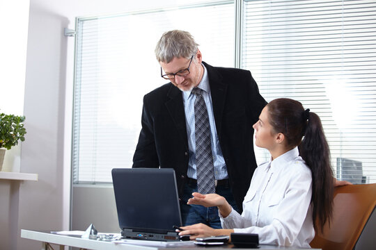 business people in the office