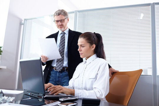 business people in the office