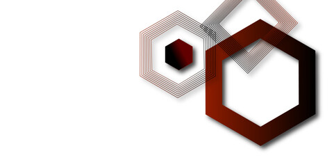  Luxury hexagonal abstract black metal background with golden light lines. Dark 3d geometric texture illustration. Black Hexagonal Pattern Metallic background with black and gold 3d