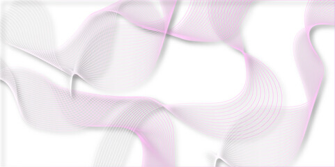  abstract wave element for design pink and white. Design template for cover, business. Abstract dynamic color lines, waves. Vector geometric backgrounds.