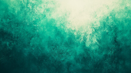 Fototapeta premium Elegant abstract green gradient background with soft hues and subtle texture