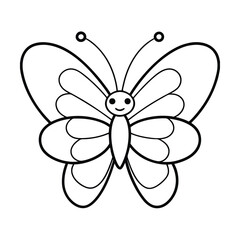 butterfly on a white background