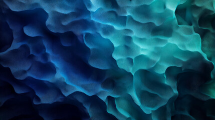 Futuristic gradient background in sapphire and jade tones with soft glowing diffusion