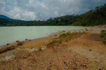 lake and mountains