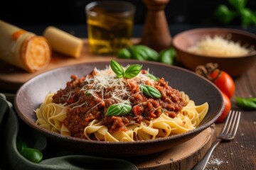 A magnificent ancient library illuminated by golden lanterns, featuring high bookshelves filled with antique books and grand arched ceilings in a historical setting.