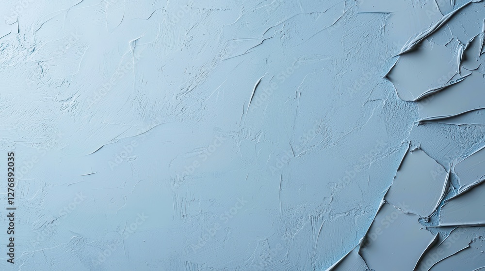 Poster textured blue abstract background with smooth and rough plaster. ideal for design projects and creat