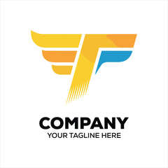 T letter logo, company logo design and business theme for vector image. monogram logo design for entrepreneur and business identity.