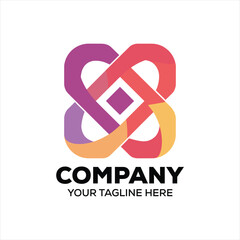 ring shape logo, company icon design and business theme for vector image. monogram logo design for entrepreneur and business identity.