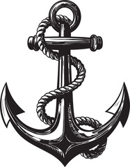 anchor with rope