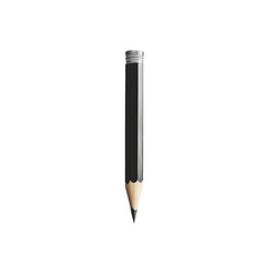 A black pencil isolated png.
