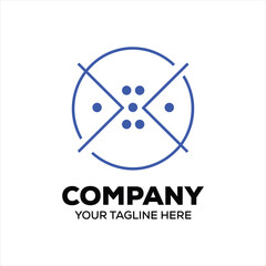 company logo design and business theme for vector image. monogram logo design for entrepreneur and business identity.