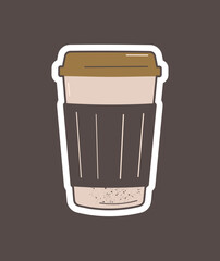Coffee To Go cup, vector illustration