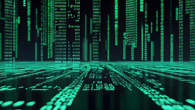 binary code background