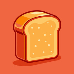 food, bread, button, set, concept, business, card, element, cartoon