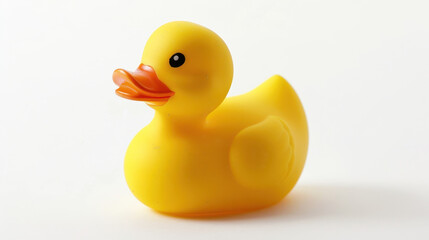 rubber duck isolated on white