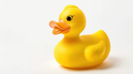 rubber duck isolated on white