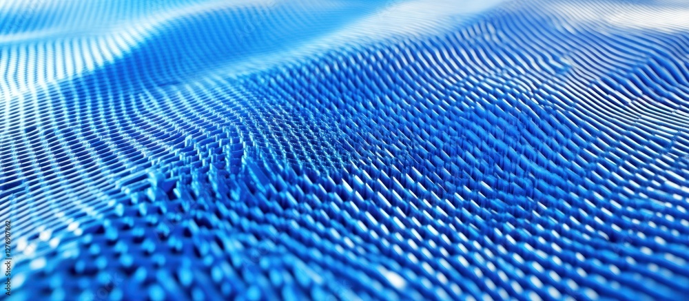 Poster abstract blue wave pattern background with dynamic structure texture