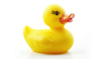 rubber duck isolated on white