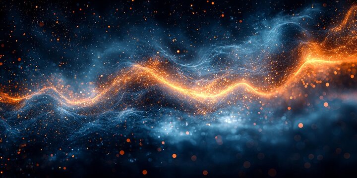 Glowing Quantum Pathways: Aesthetic Interpretation of Qubit Transitions
