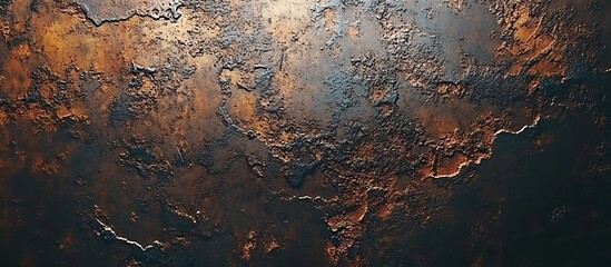 Textured Rusty Metal Surface