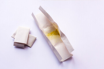 Medicine powder wrapped in paper
