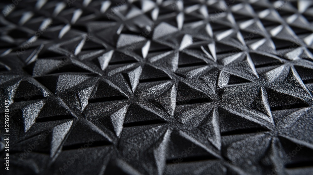 Poster abstract black geometrical pattern textured surface design background