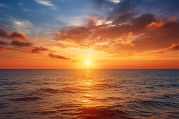 Obraz premium Sea landscape outdoors horizon nature.