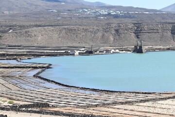 Salinas de Lanzarote, River Salt in Lanzarote