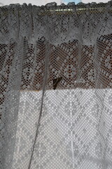 white lace fabric