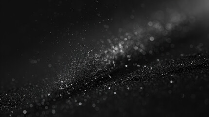 Obraz premium grainy black surface