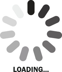 Download sign. Load icon. Load system. Data load. Loading bar. Froze computer.flat design Vector stock illustration.  
