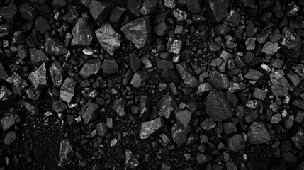 grainy black surface