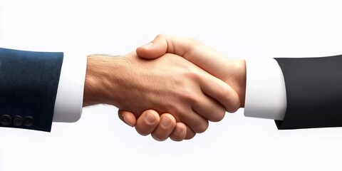 Obraz premium close-up handshake halftone speech bubble