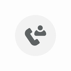 customer call phone services icon sign vector