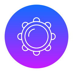 Obraz premium Tambourine Icon