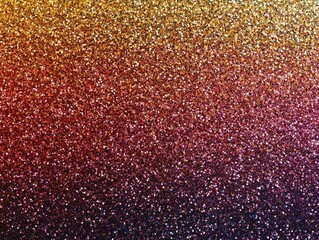 Fototapeta premium A close-up image of a rainbow glitter texture, showcasing a gradient from pink to blue with multiple shades of glitter creating a shimmering effect.