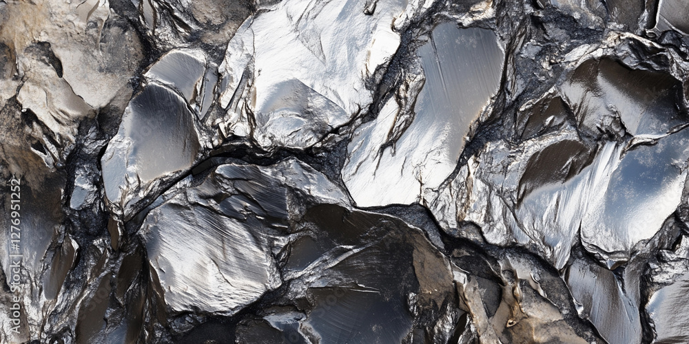 Aufkleber lithium texture concept showcasing raw mineral details. generative ai