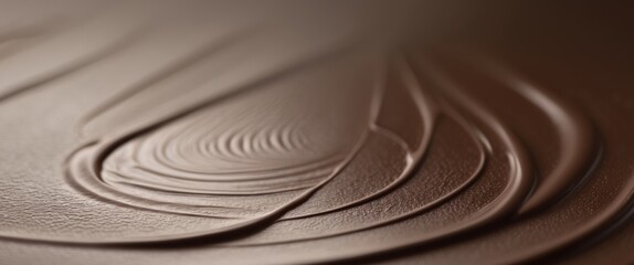 Smooth and Enticing Chocolate Surface Captures the Essence of Indulgence