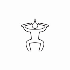 gym gadgets icon sign vector