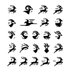 Gazelle Icon Set