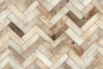 Geometric background with classic herringbone pattern, natural stone texture, neutral tones, seamless repeat design